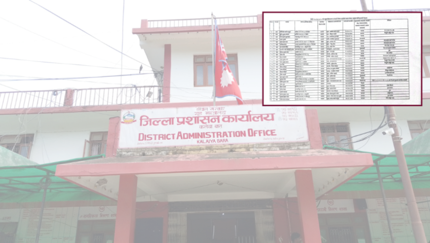 रसुवाको बाढीपछि बाराका २७ जना अझै सम्पर्कविहीन, एक जना सम्पर्कमा