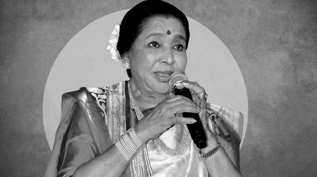 प्रख्यात भारतीय गायिका आशा भोसले को निधन